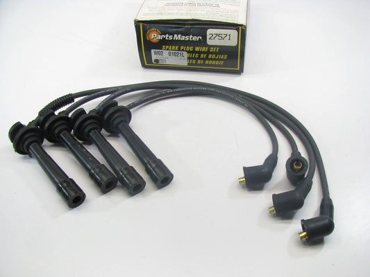 Parts Master 27571 Ignition Spark Plug Wire Set For 1995-97 Kia Sephia 1.6L 1.8L