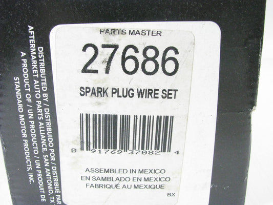 Parts Master 27686 Ignition Spark Plug Wire Set 1994-1995 Mazda MX-3 1.8L-V6