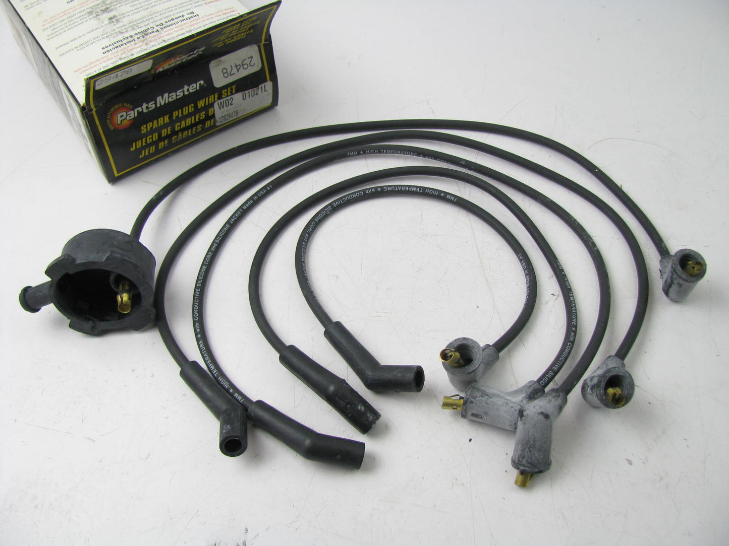 Parts Master 29478 Ignition Spark Plug Wire Set 1984-85 Civic Honda 1.3L 1.5L-L4