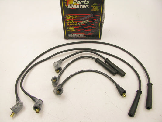 Parts Master 29487 Ignition Spark Plug Wire Set For 1985-1991 Subaru 1.8L-H4