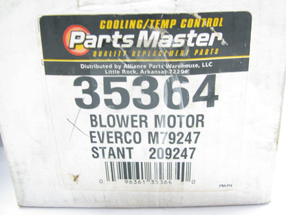 Parts Master 35364 HVAC Blower Motor