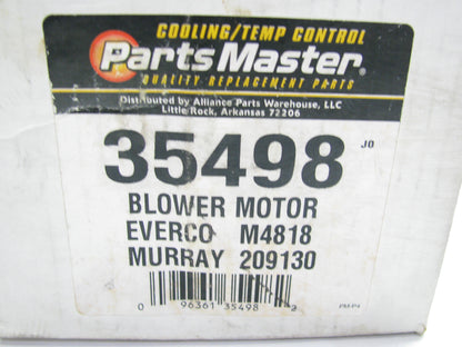 Parts Master 35498 HVAC Blower Motor