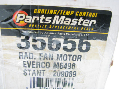Parts Master 35656 Engine Cooling Radiator Fan Motor