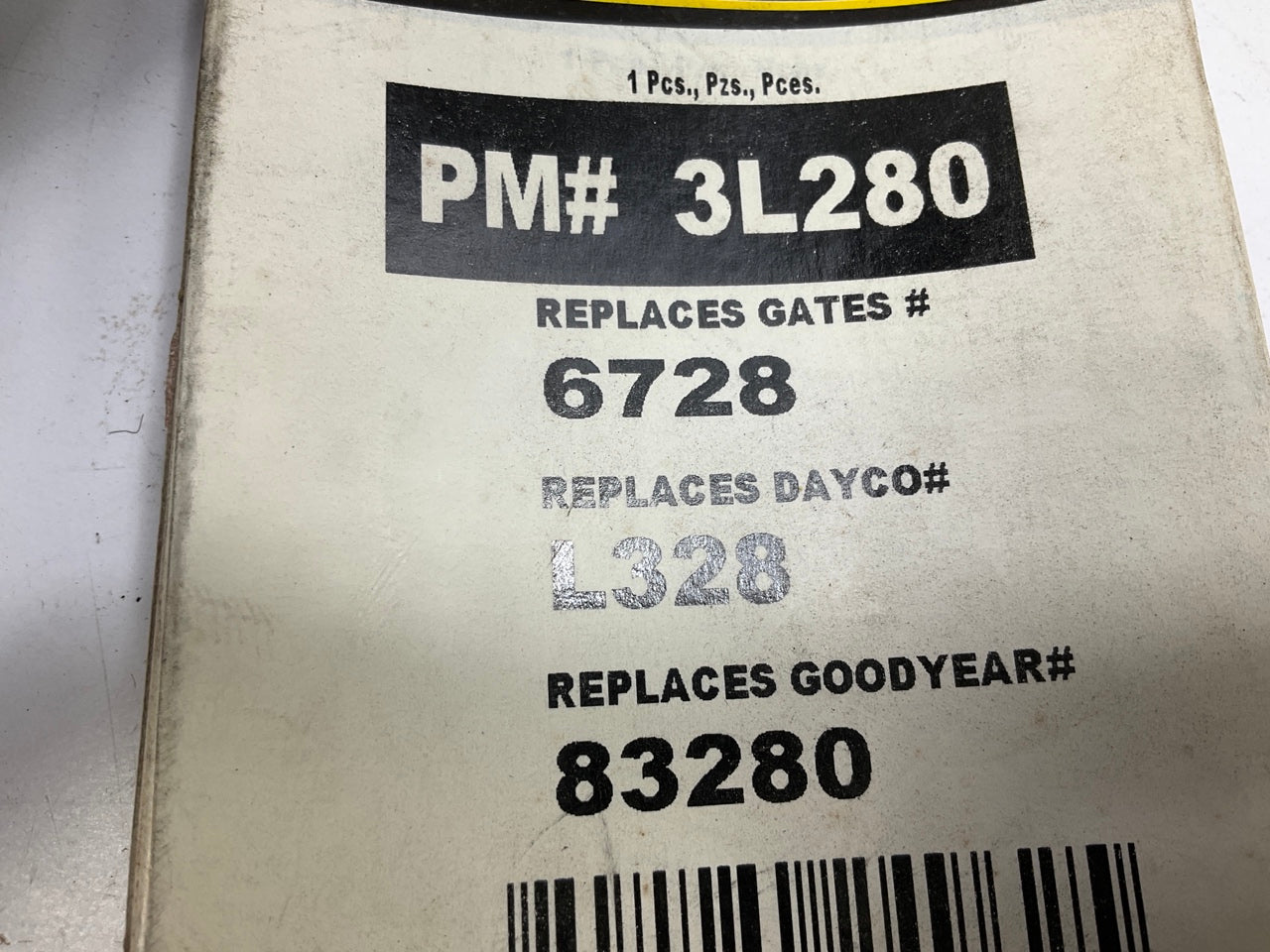 Parts Master 3L280 Lawn & Garden Power Equipment Accessory Drive Belt, 3/8 X 28''