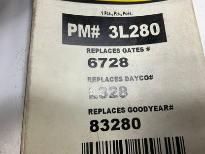 Parts Master 3L280 Lawn & Garden Power Equipment Accessory Drive Belt, 3/8 X 28''