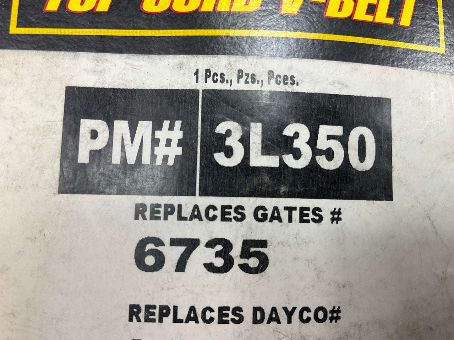 Parts Master 3L350 Lawn & Garden Power Equipment Accessory Drive Belt, 3/8 X 35''