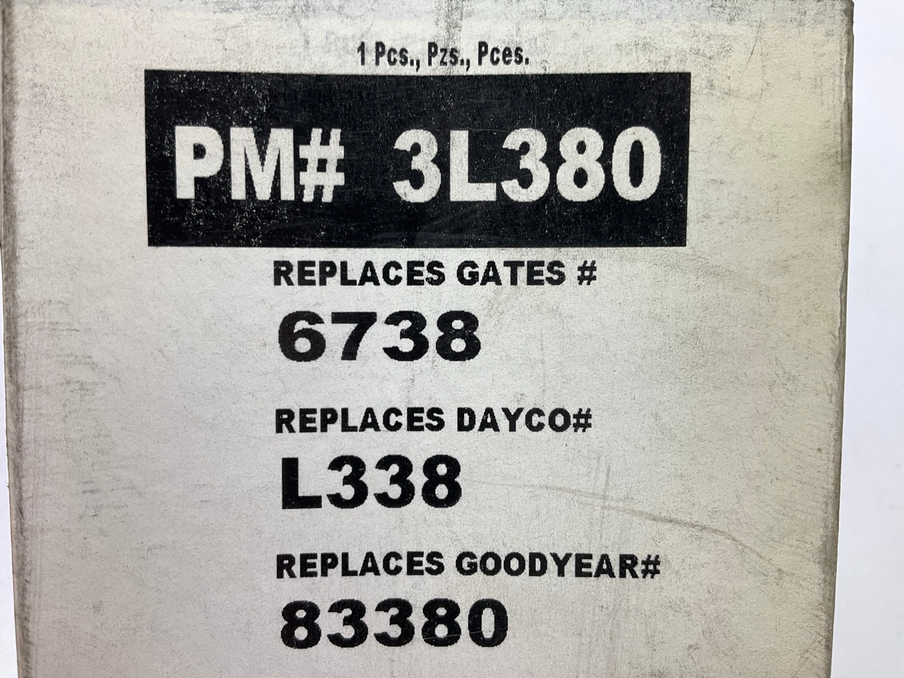 Parts Master 3L380 Lawn & Garden Power Equipment Accessory Drive Belt 3/8'' X 38''