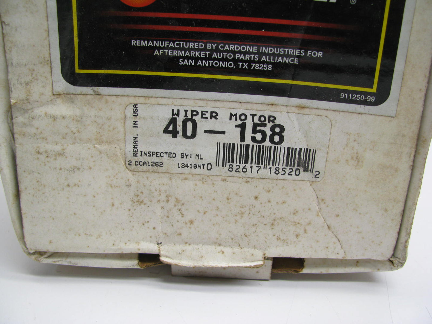 REMAN - Parts Master 40-158 FRONT Windshield Wiper Motor