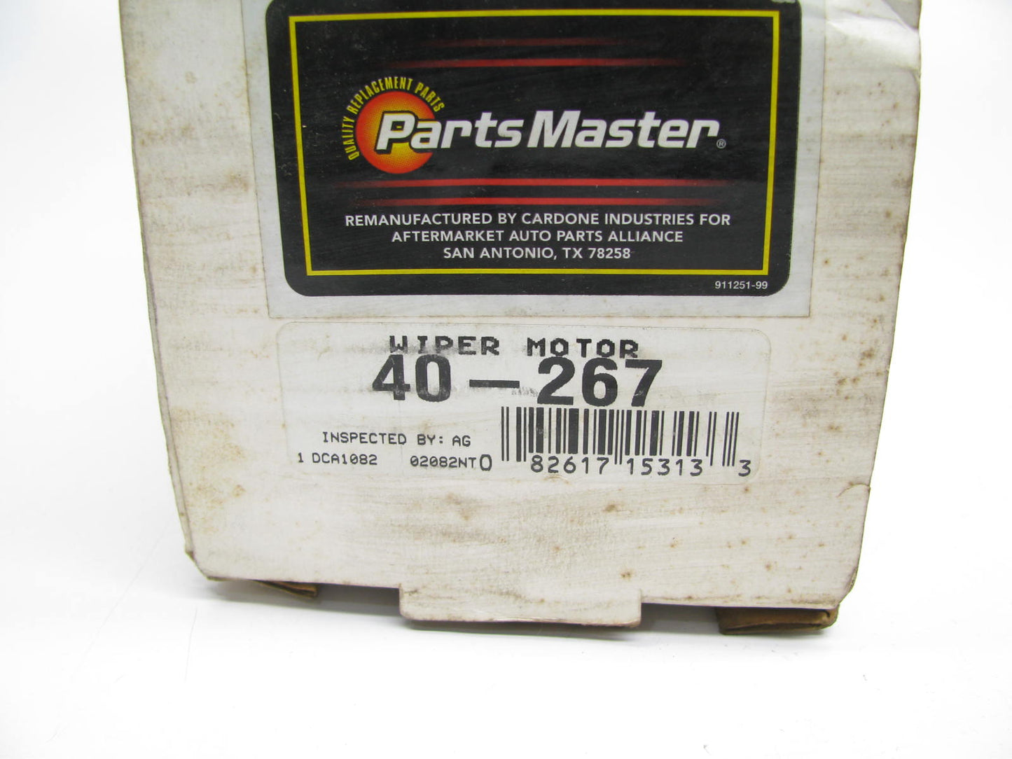 REMAN. Parts Master 40-267 Windshield Wiper Motor