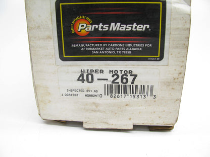 REMAN. Parts Master 40-267 Windshield Wiper Motor