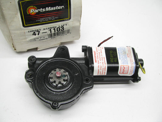 REMAN - Parts Master 47-1103 LEFT Power Window Motor
