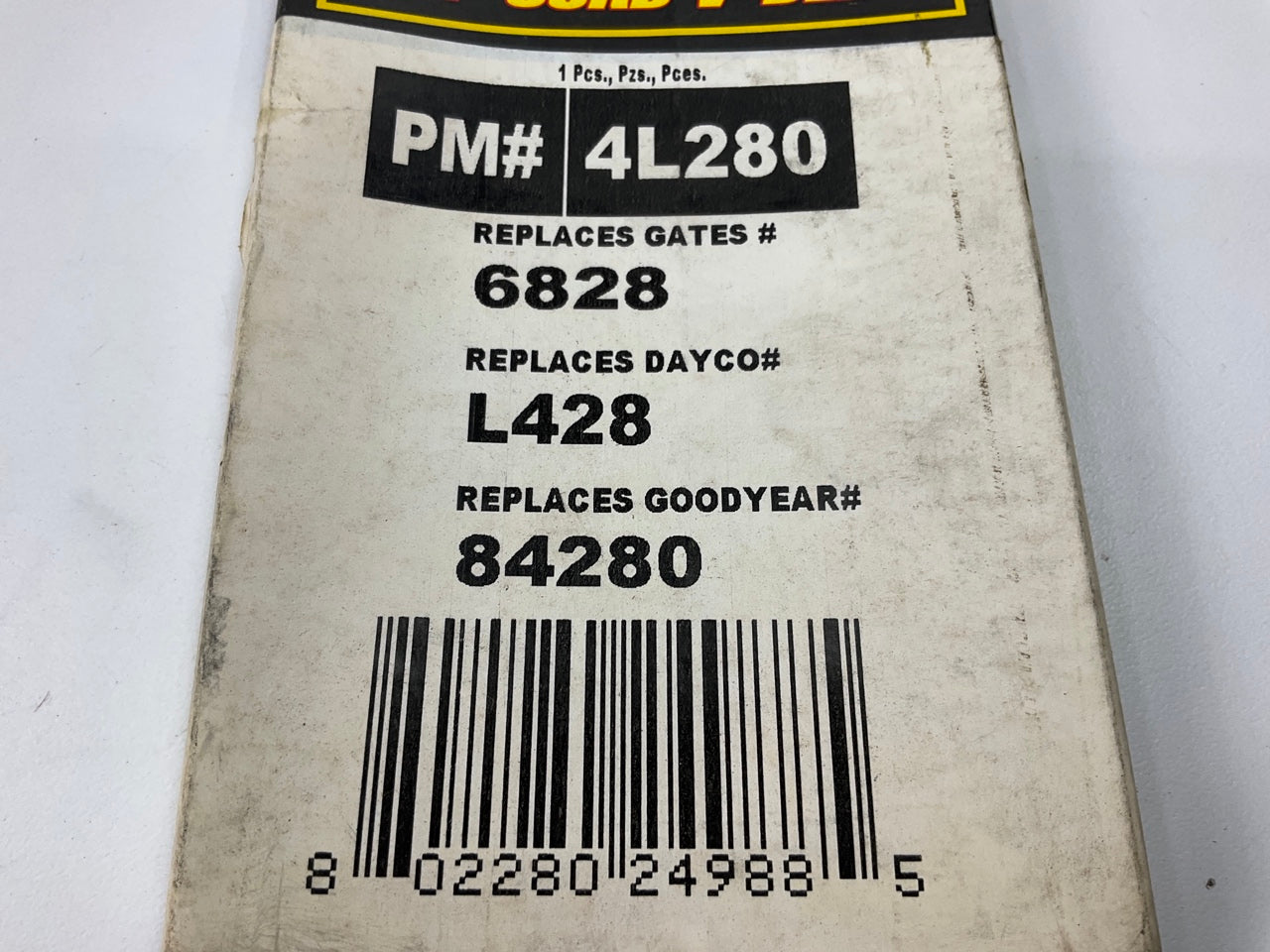 Parts Master 4L280 Lawn & Garden Power Equipment Accessory Drive Belt 1/2'' X 28''
