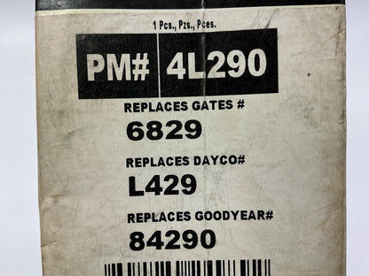 Parts Master 4L290 Power Equipment Accessory Drive V-belt - 1/2'' X 29''
