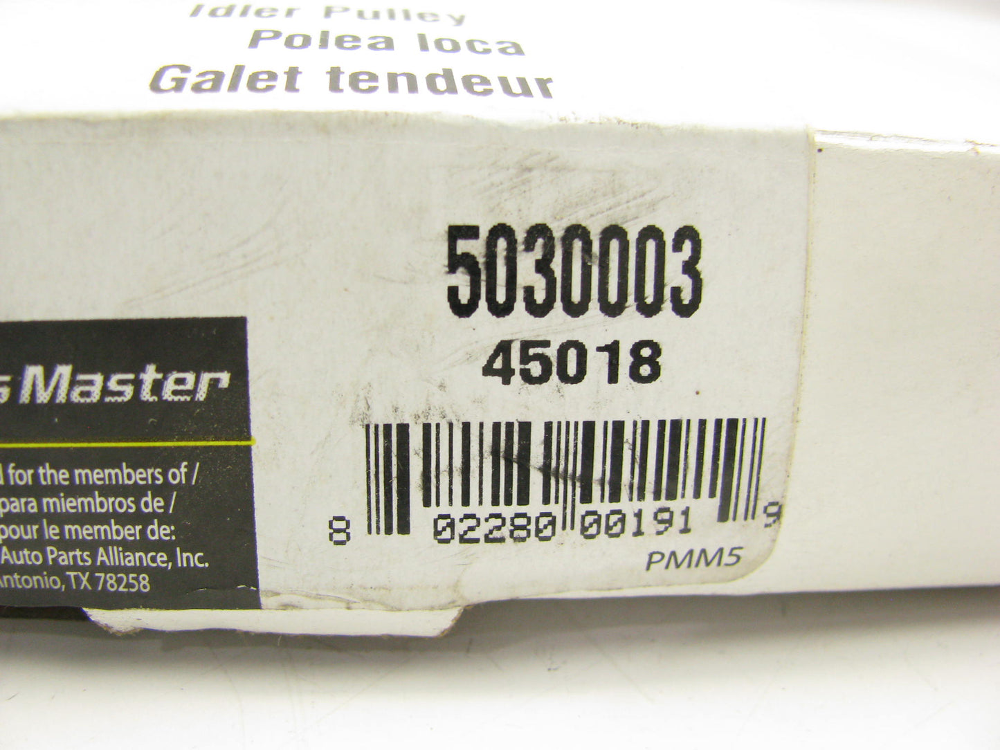Parts Master 5030003 Accessory Drive Belt Idler Pulley