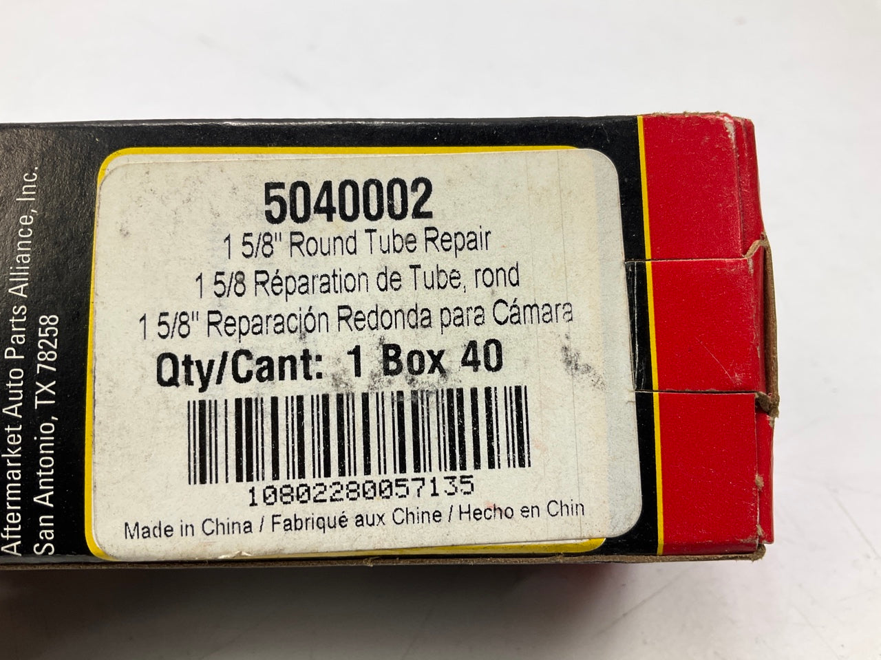 Parts Master 5040002 1/58'' Round Tube Tire Repair Patches, Box Of 40