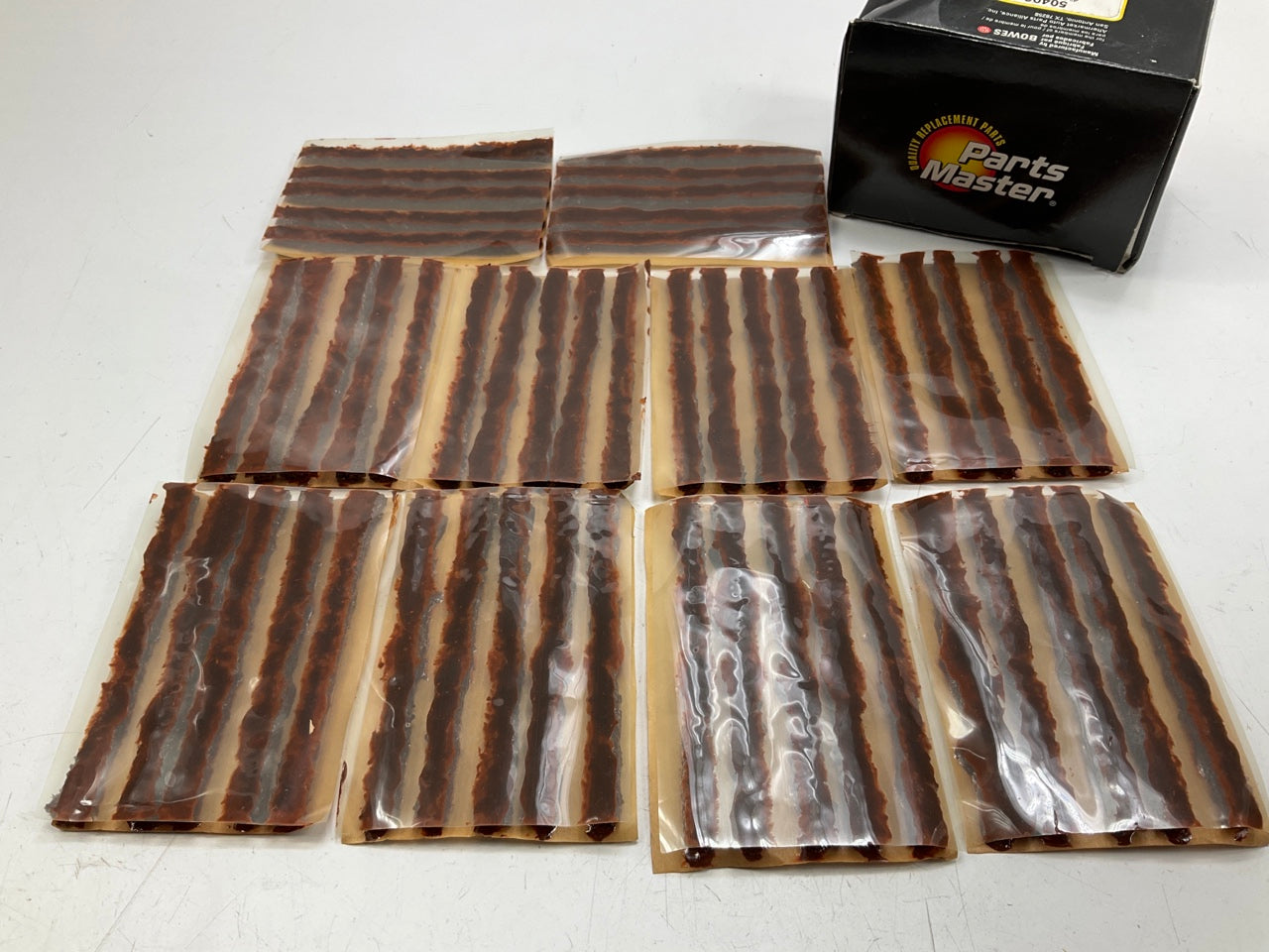 Parts Master 5040217 4'' Brown Tire Repair Plug Strings, Box Of 50