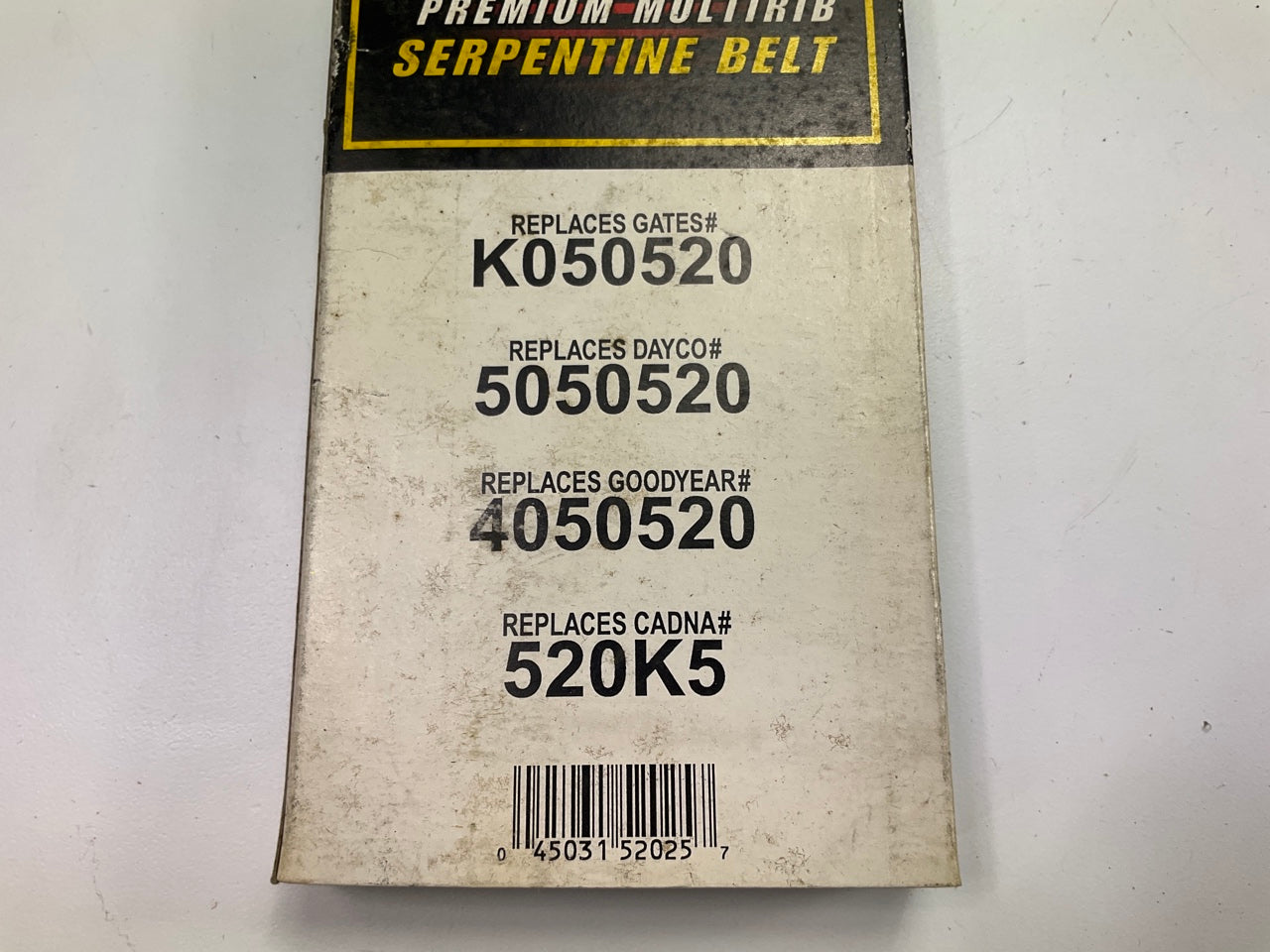 Parts Master 520K5 Serpentine Belt
