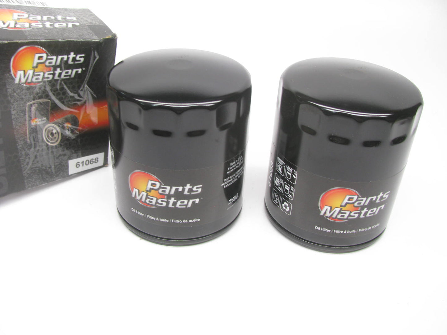 (2) Parts Master 61068 Oil Filters PH43 51521 L20081 PH253 LF520 LF689