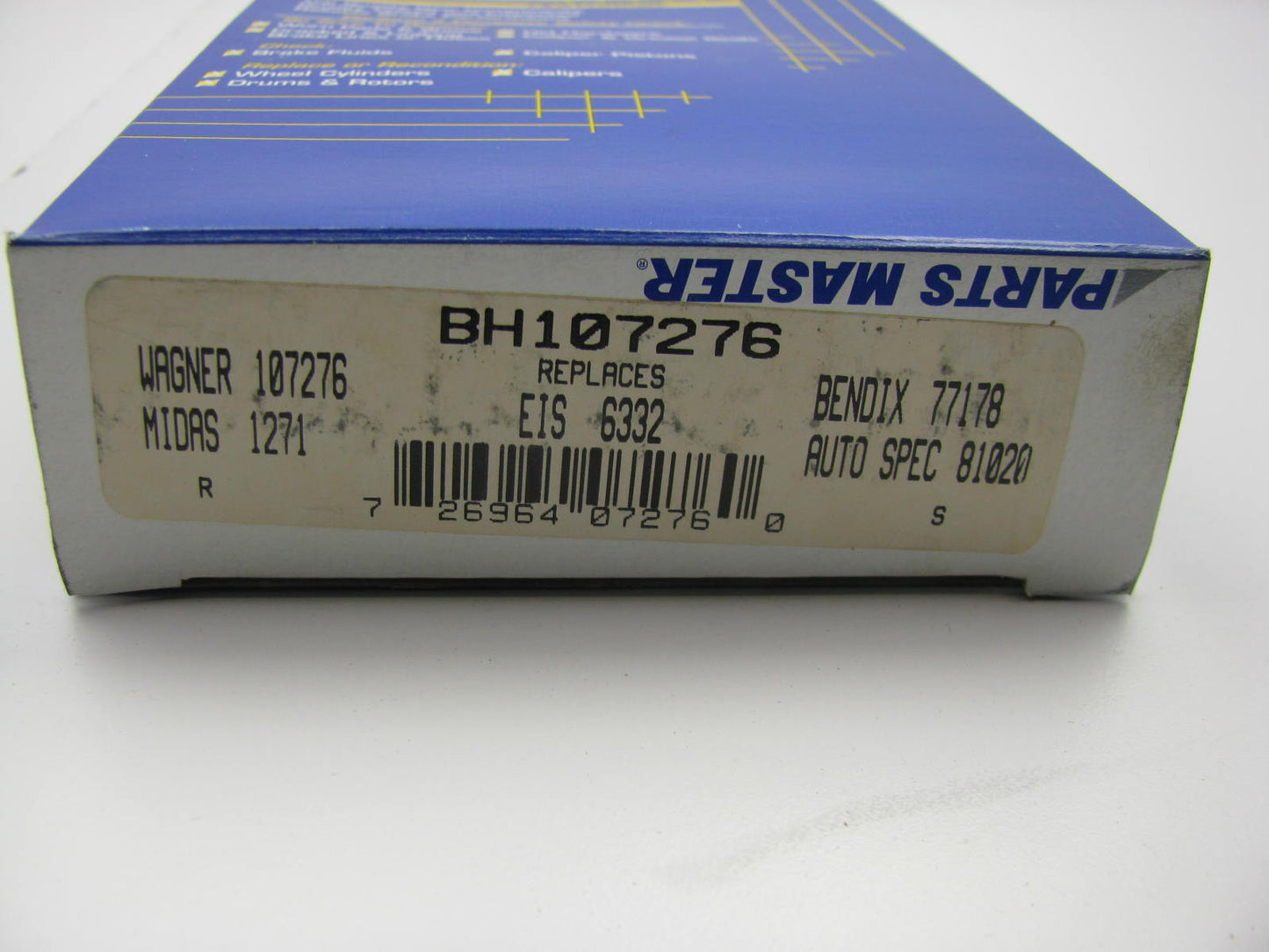 Parts Master BH107276 Brake Hydraulic Hose for 1988-1991 Isuzu Pickup