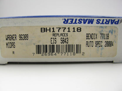 Parts Master BH177118 Brake Hydraulic Hose - Rear