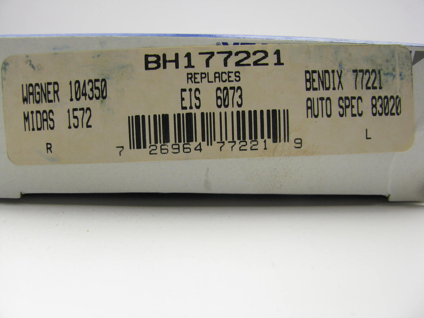 Parts Master BH177221 FRONT LEFT Brake Hose