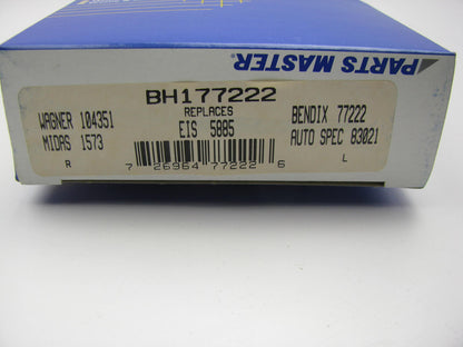 Parts Master BH177222 Brake Hydraulic Hose - Front Right
