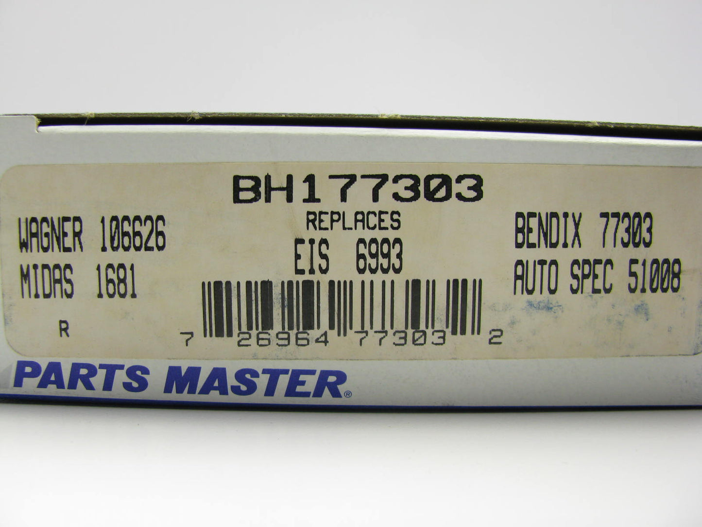 Parts Master BH177303 Brake Hydraulic Hose - Front