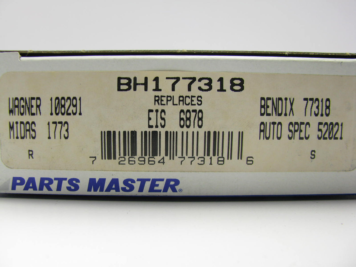 Parts Master BH177318 Brake Hydraulic Hose - Front