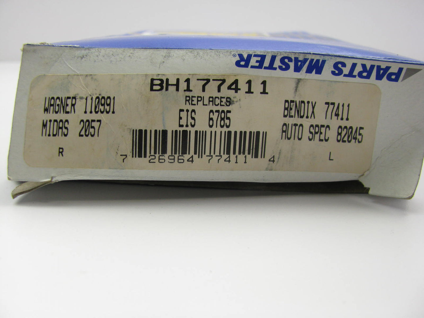 Parts Master BH177411 Brake Hydraulic Hose - Front