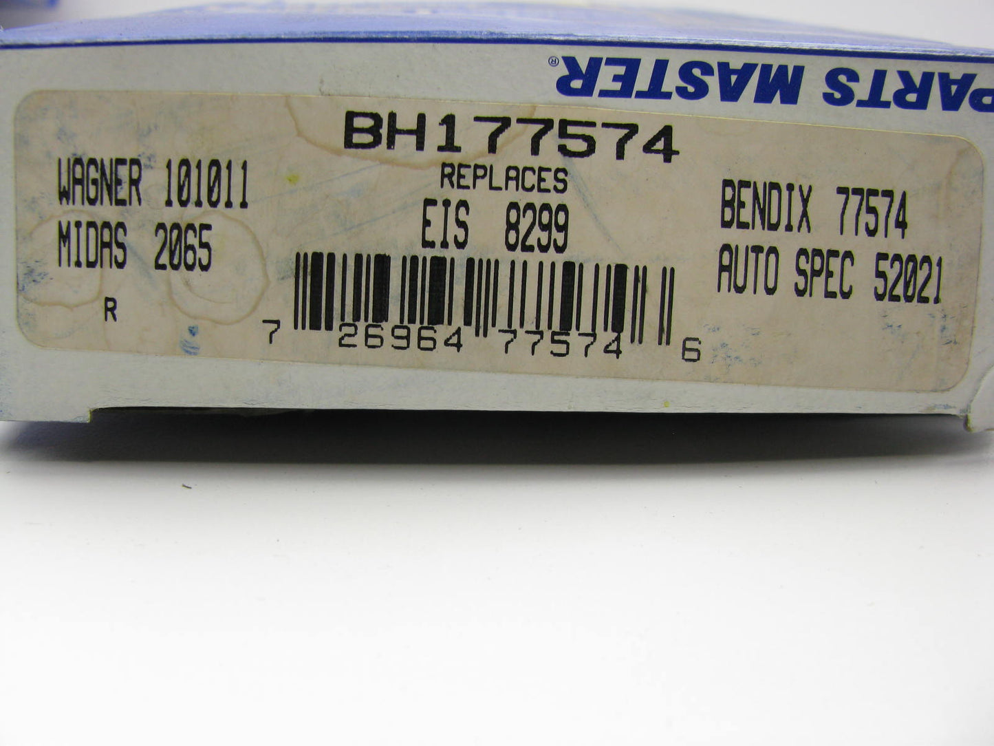 Parts Master BH177574 Brake Hydraulic Hose - Front