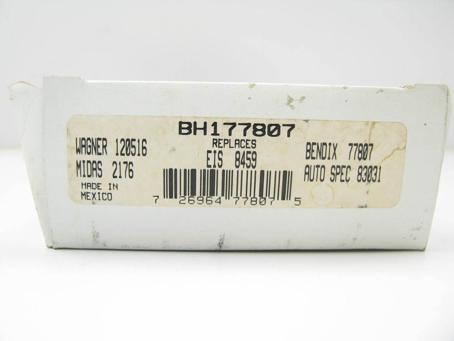 Parts Master BH177807 Brake Hydraulic Hose Front Left