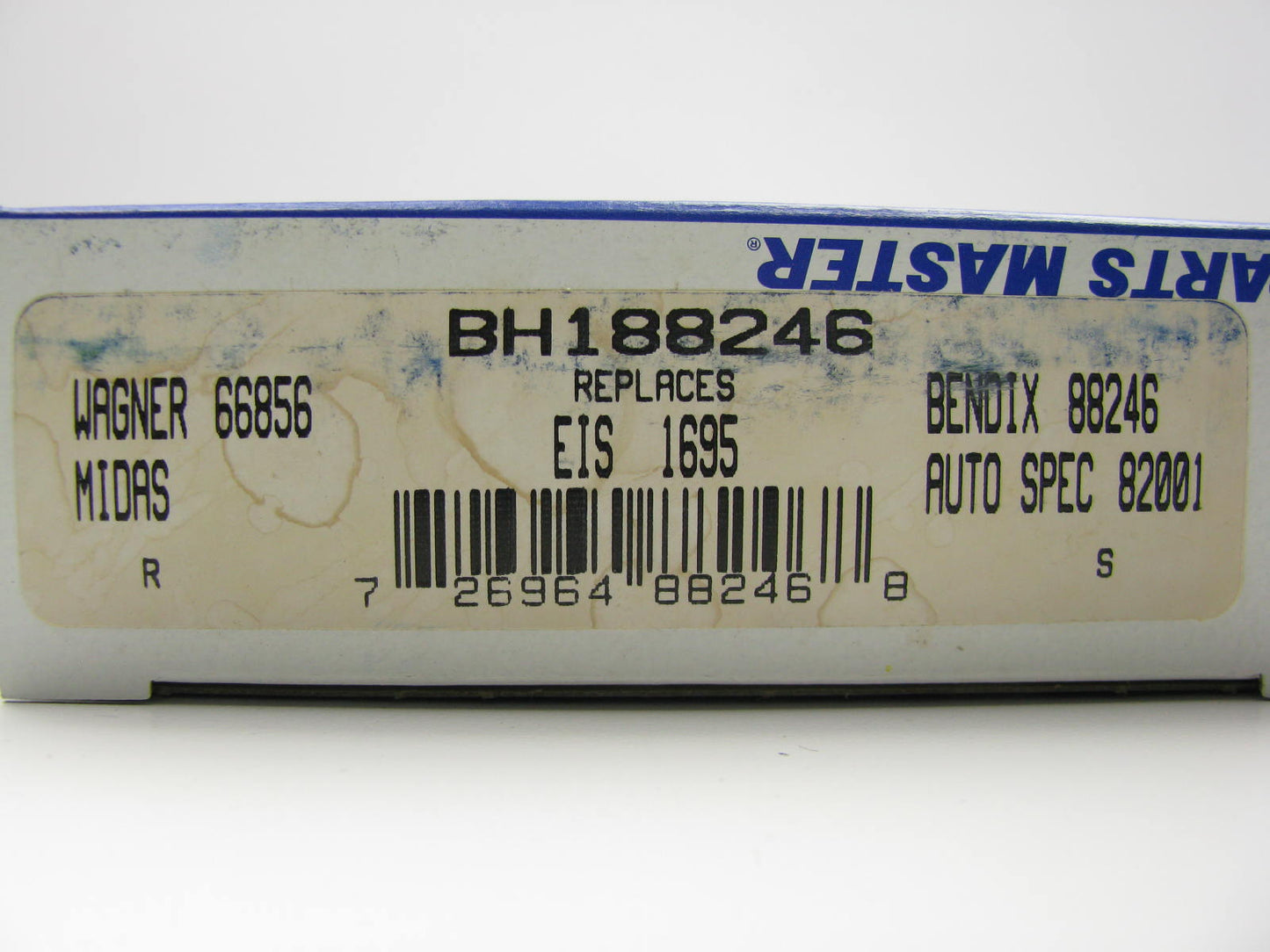 Parts Master BH188246 Front Brake Hose