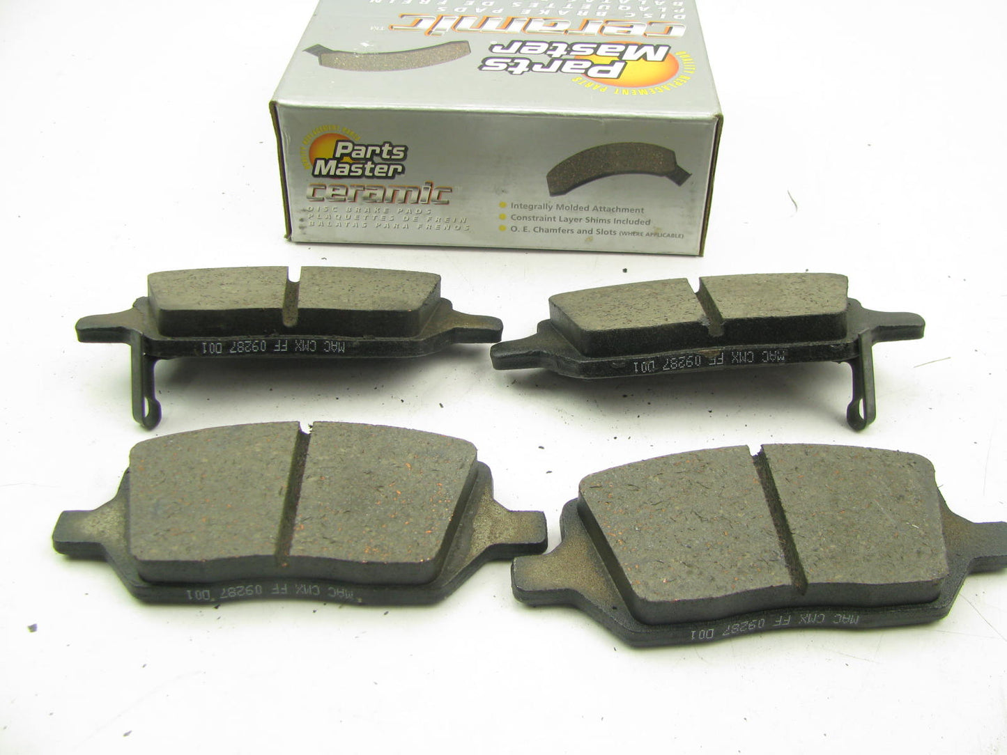 Parts Master CMX1093 Rear Disc Brake Pad Set - Ceramic