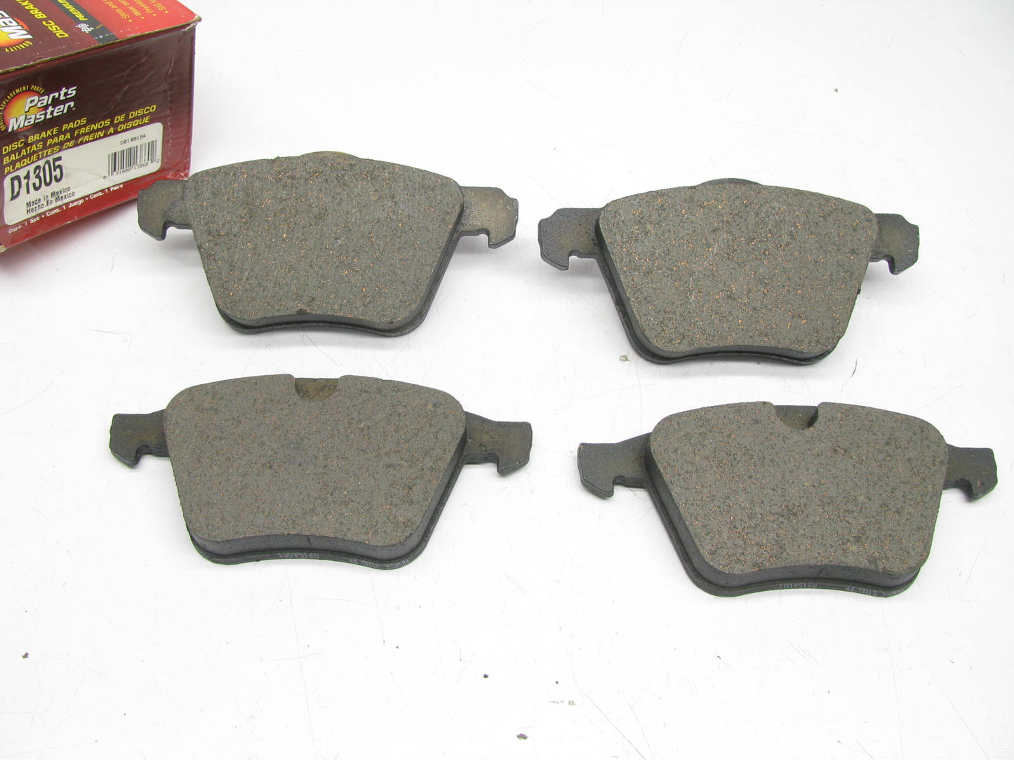 Parts Master D1305 Front Brake Pads - 2008-2011 Volvo S80, 08-10 V70, 08-11 XC70