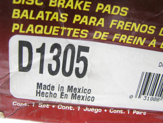 Parts Master D1305 Front Disc Brake Pads