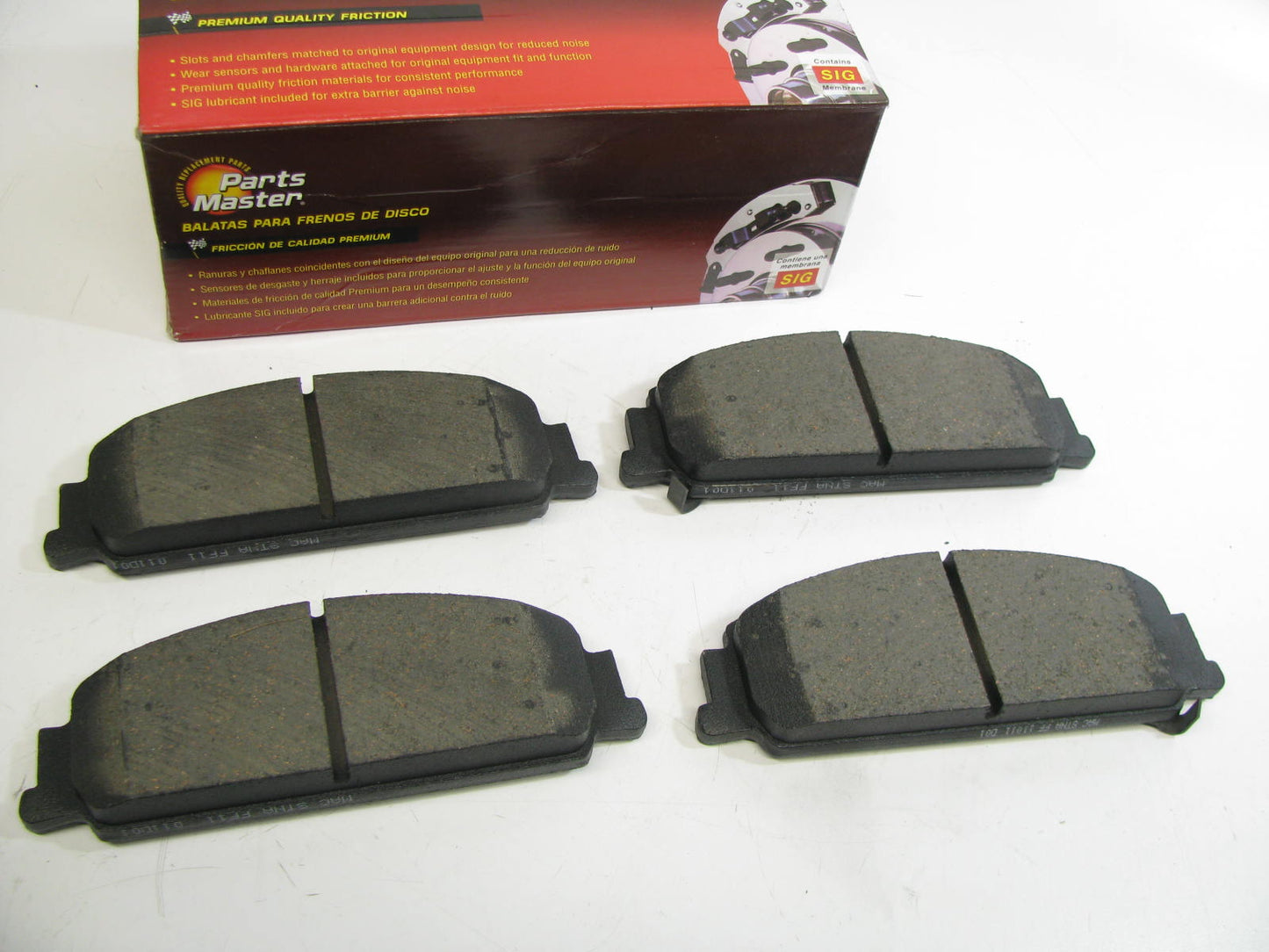 Parts Master D1351 Front Disc Brake Pads For 2008-2009 Pontiac G8