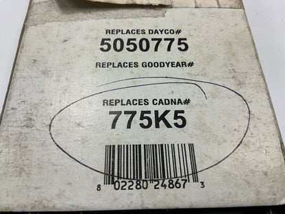 Parts Master K050778 Serpentine Belt 1993-02 Saturn SC2 SL2 SW2 - 5 RIBS