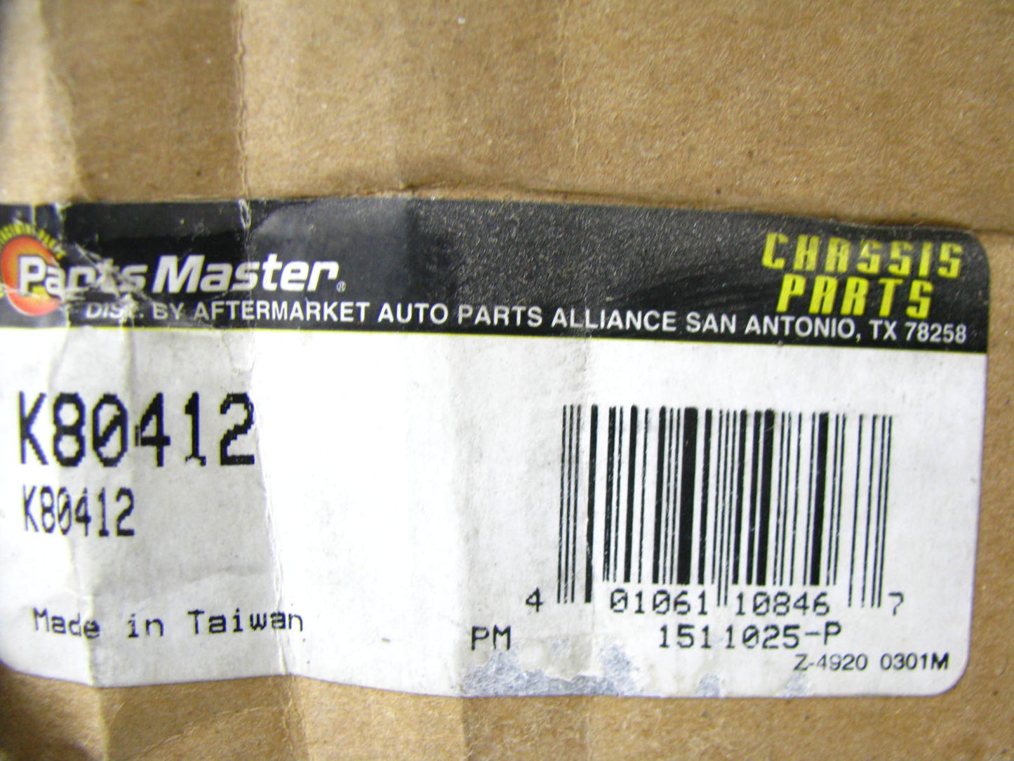 Parts Master K80412 Suspension Control Arm - Front Left Lower