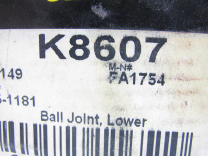 Parts Master K8607 Suspension Ball Joint - Front Lower