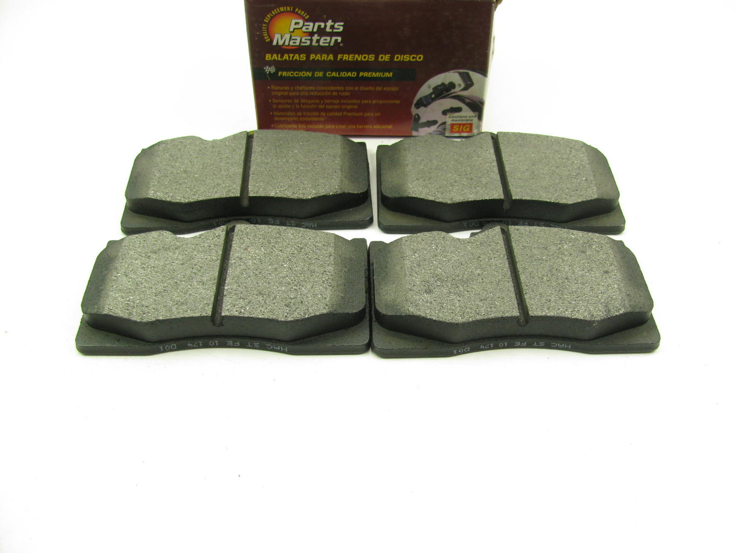 Parts Master MD1118 Front Disc Brake Pads - Semi-Metallic