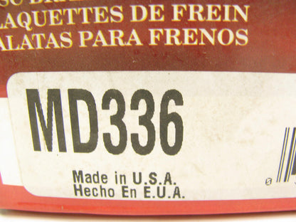 Parts Master MD336 Front Disc Brake Pads - Semi-Metallic