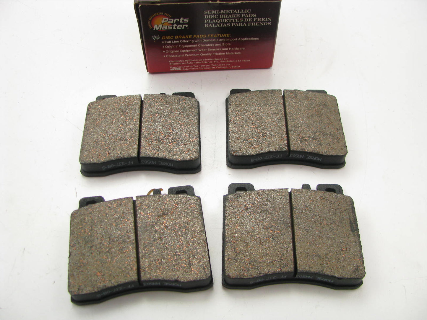 Parts Master MD577 Front Disc Brake Pad Set - Semi-Metallic