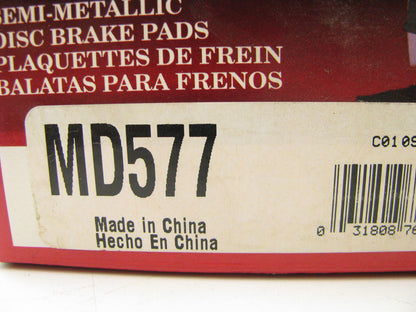 Parts Master MD577 Front Disc Brake Pad Set - Semi-Metallic