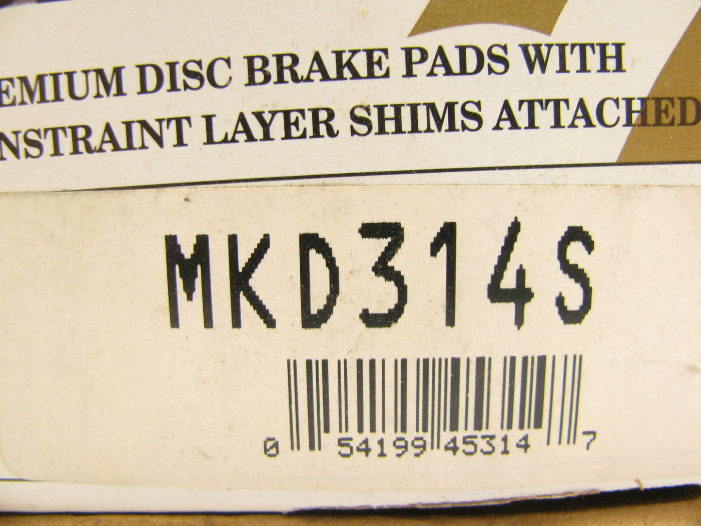 Parts Master MKD314S Rear Disc Brake Pad Set - Semi-Metallic