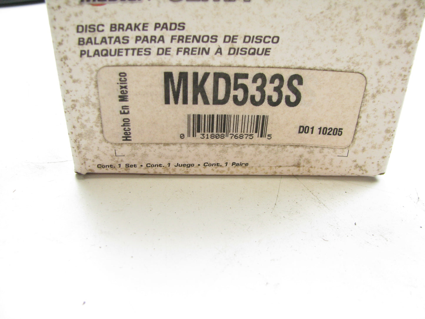 Parts Master MKD533S Rear Disc Brake Pad Set - Semi-Metallic
