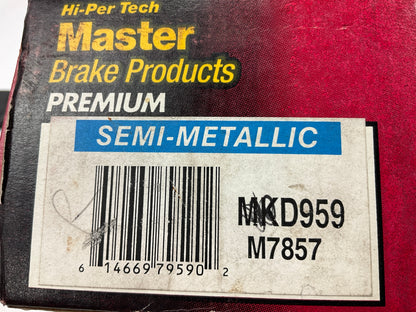 Parts Master MKD959 Front Disc Brake Pads