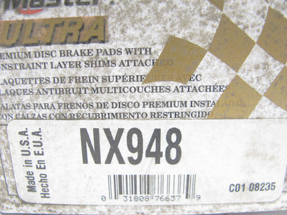 Parts Master NX948 Front Disc Brake Pads 2003-13 Honda Civic 2013-14 Acura ILX