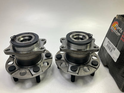 (2) Parts Master PM512333 Rear Wheel Bearing Hub - 4WD