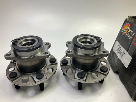 (2) Parts Master PM512333 Rear Wheel Bearing Hub - 4WD