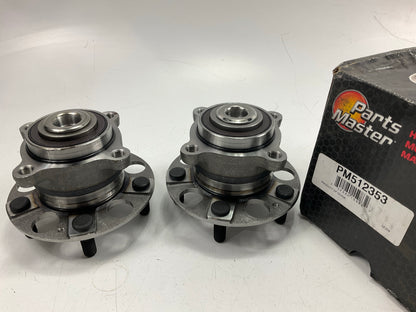 (2) Parts Master PM512353-2 Rear Wheel Hub & Hub 2009-14 Acura TSX, Honda Accord